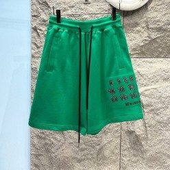 메* 마르지엘라 레터링 자수패치 하프팬츠