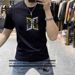 펜* 점선 육각 디자인 티셔츠