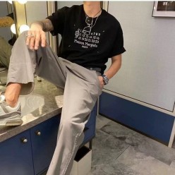 메* 마르지엘라 프리미엄 패턴 티셔츠