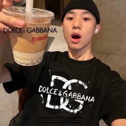 돌* 빈티지 레터링 로고 반팔티셔츠