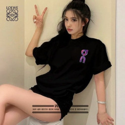 로** 물감 로고 백 반팔티셔츠