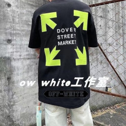 오* STREET MARKET 패턴 티셔츠
