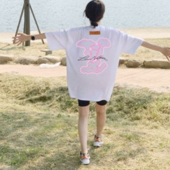 루* 핑크 구름 반팔티