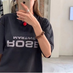 마*** 리버스 로고 클래식 티셔츠 - 수입