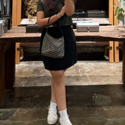 고** 보헴 미니 호보백 뉴블랙