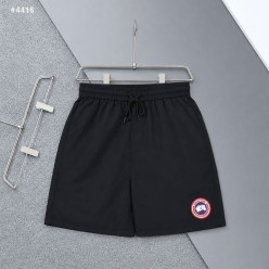 캐* 로고패치 나일론 트랙 숏 팬츠