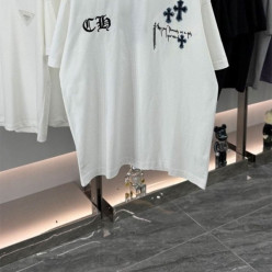 크* 퍽 유 스크롤 빈티지 로고 숏 슬리브 티셔츠
