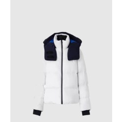 디태처블 후드 나일론 퍼퍼 재킷