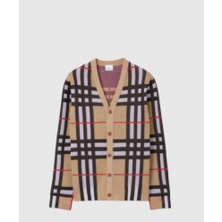 체크 테크니컬 코튼 가디건