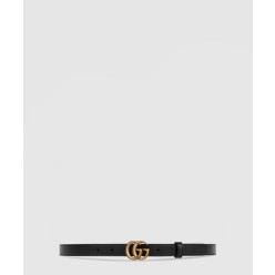 더블 G 버클 레더 벨트 409417