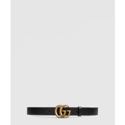 더블 G 버클 레더 벨트 409417