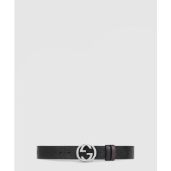 구찌 시그니처 레더 벨트 473030