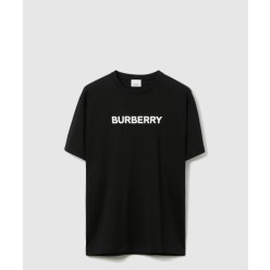 로고 코튼 티셔츠