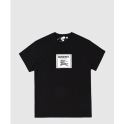 로고 코튼 티셔츠