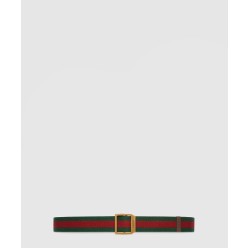 직사각형 버클 웹 벨트 700339