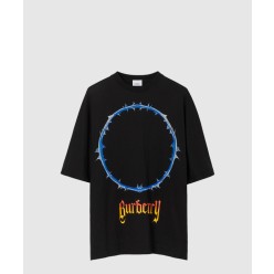 플라워 코튼 티셔츠