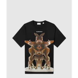 플라워 코튼 티셔츠