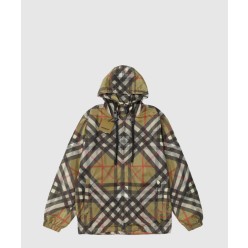 체크 나일론 재킷