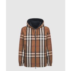 체크 나일론 재킷