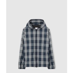 체크 나일론 재킷