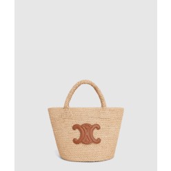 트리오페 라피아 스몰 바스켓백 114352