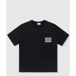 로고 코튼 티셔츠