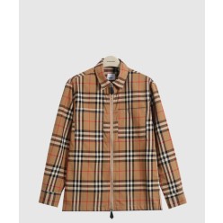 체크 쇼트 코트