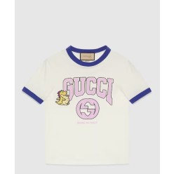 프린트 면 티셔츠