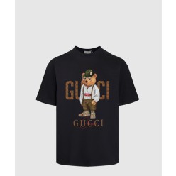 프린트 면 티셔츠