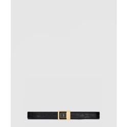 크로커다일 엠보스드 가죽 소재의 LA 66 버클 벨트 7325561