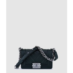 쉐브론 보이백 캐비어 스몰 A67085