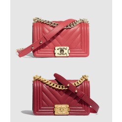 쉐브론 보이백 램스킨 스몰 인기색상 A67085