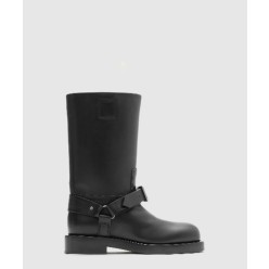 레더 새들 로우 부츠 80773921