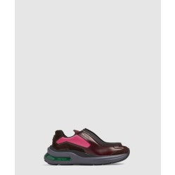 패널 가죽 청키 스니커즈 2EG424