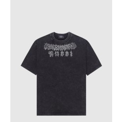 프린트 면 티셔츠