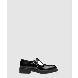 브러쉬드 메리제인 스트랩 슈즈 1E834M