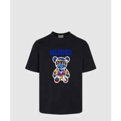 프린트 면 티셔츠