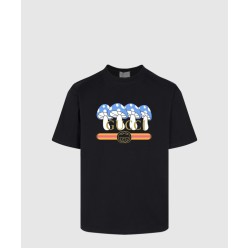 프린트 면 티셔츠