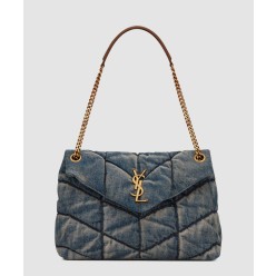 루루 푸퍼백 데님 미듐 577475