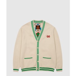 니트 로고 코트