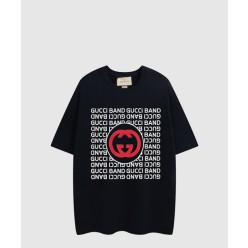 프린트 면 티셔츠