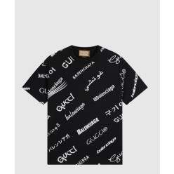 로고 프린트 반팔