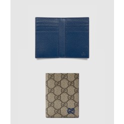 블루로 내부를 완성한 GG 롱 카드 케이스 768249