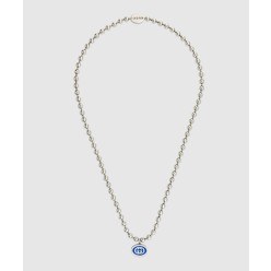 인터로킹 G 볼 체인 목걸이 753438