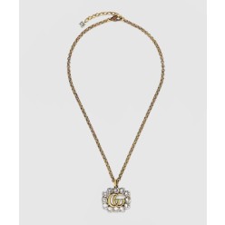 크리스탈 GG 목걸이 645675