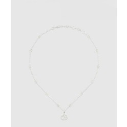 인터로킹 G 실버 목걸이 ‎479221