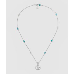 더블 G 자개 목걸이 527399