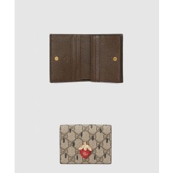 더블 G 스트로베리 카드지갑 726247