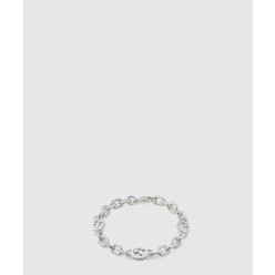 인터로킹 G 디테일의 실버 팔찌 620798