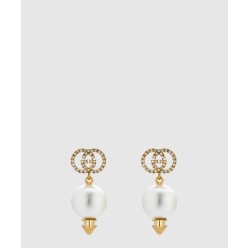 인터로킹 G 진주 귀걸이 582822